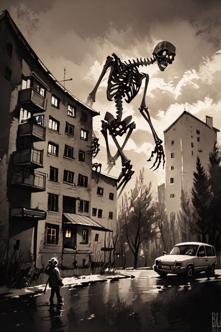 Giant Skeleton: Gashadokuro | がしゃどくろ [Pony]
