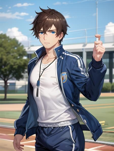 Character Change (♂) - PE Teacher - Time to exercise!