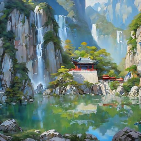 （SDXL）chinese style illustration -- 国风插画