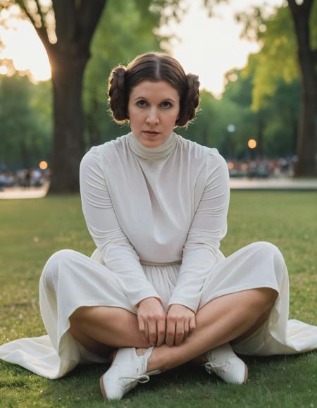 Leia Organa (Star Wars) - slave Leia and white costume