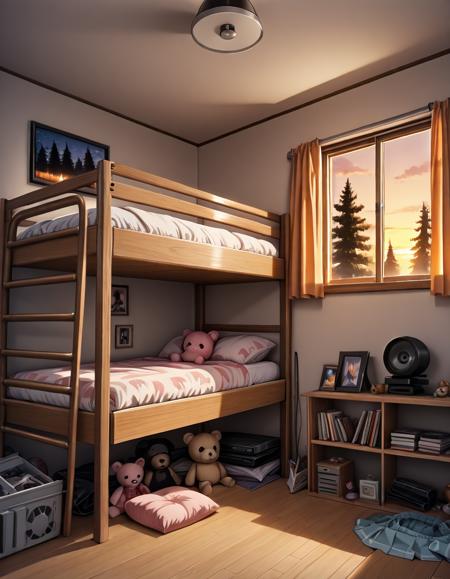 90s Bedroom Concept (Pony and Illustrious)版本Illustrious v1.0 (ID: 1040758)