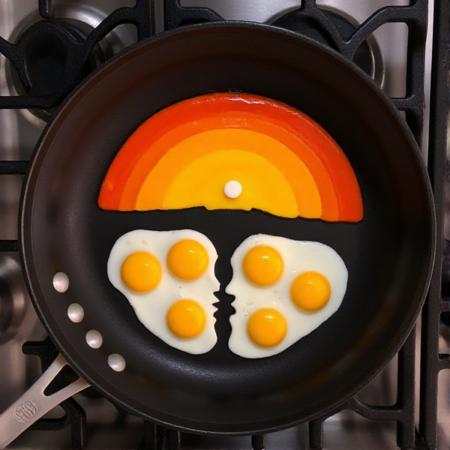Eggs Art (can be use with other Lora) - Flux1.D