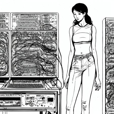 djz Lineart Girl