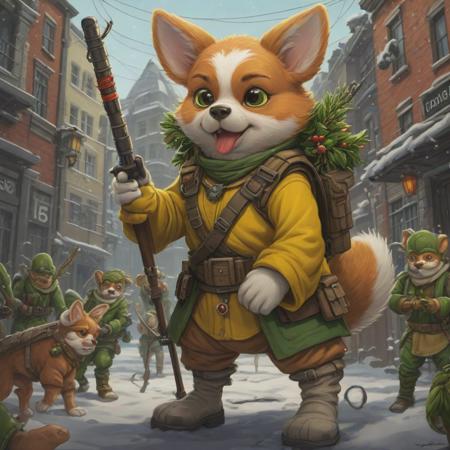Mistletoe Mercenaries - sliders - yellow team image contest helper