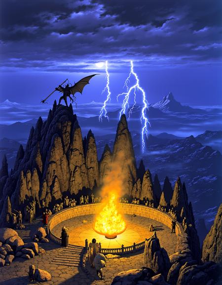 Tolkien's Middle Earth - Ted Nasmith style (Flux)