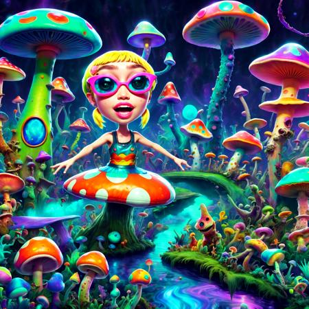 Bangerooo (Psychedelic Art Style) [SDXL]