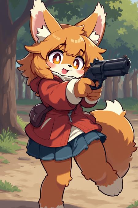 kiwi furry style FLUX