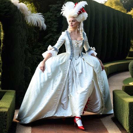 Georgian rococo gown