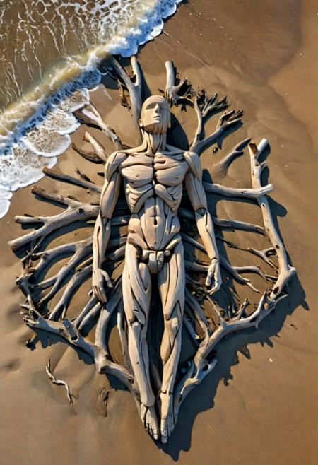 Driftwood Detailed Art - Dream Diffusion - By DICE
