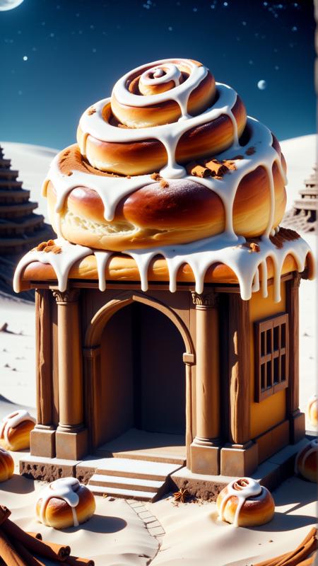 Cinnamon Bun Style SDXL
