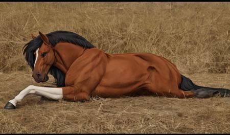 horselayonside