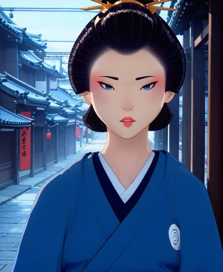 Blue Eye Samurai Style