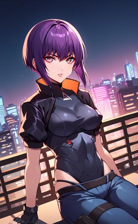 (Animagine and Pony) Motoko Kusanagi | Ghost In The Shell SAC:2045 LoRa版本Pony v1.0 (ID: 564553)