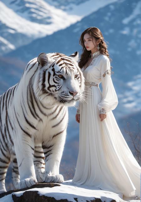 绪儿XL-猛虎下山 xuer White tiger