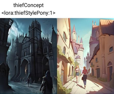 Thief Concept Art Style (dark Victorian) [PonyXL]