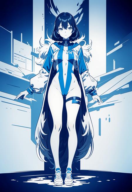 剪影_monochrome_切り絵