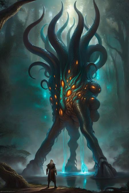 PAseer's Cthulhu Mythos SDXL Dark Young of Shub Niggurath
