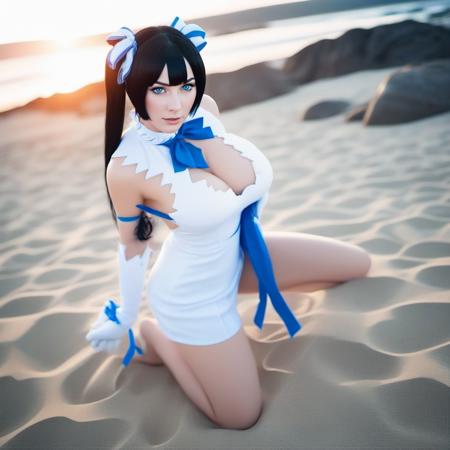 Goddess Hestia - DanMachi - Realistic & Anime