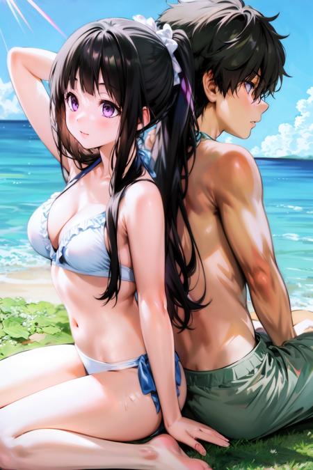 oreki x chitanda (Hyouka) 折木 x 千反田 （冰菓）