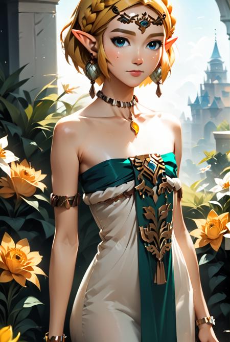 Princess Zelda Character + 2 outfits+cat and dragon forms (Tears of the Kingdom)  [Pony]