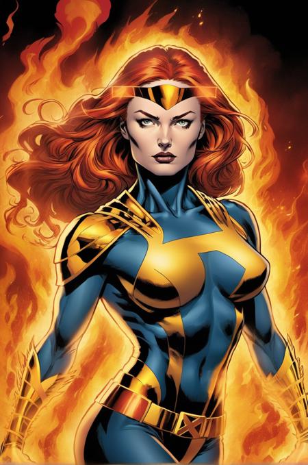 SDXL Marvel Jean Grey