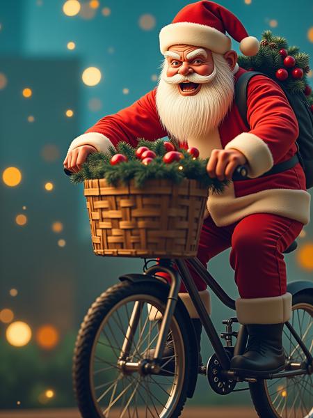 Flux Christmas scene