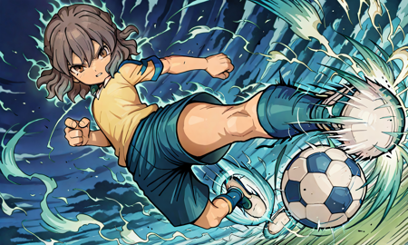 takuzo nagano art (inazuma eleven level 5 art style)