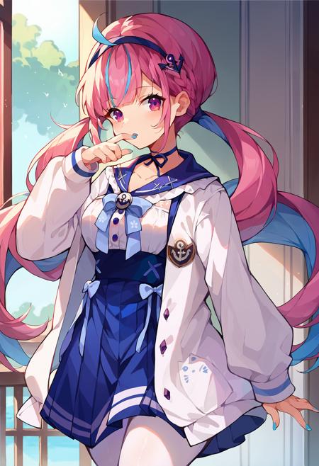[ponyXL] Minato Aqua 湊あくあ (7 outfits + 5 variants) || Hololive/ホロライブ