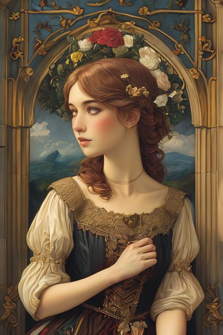 style of Evelyn De Morgan 141