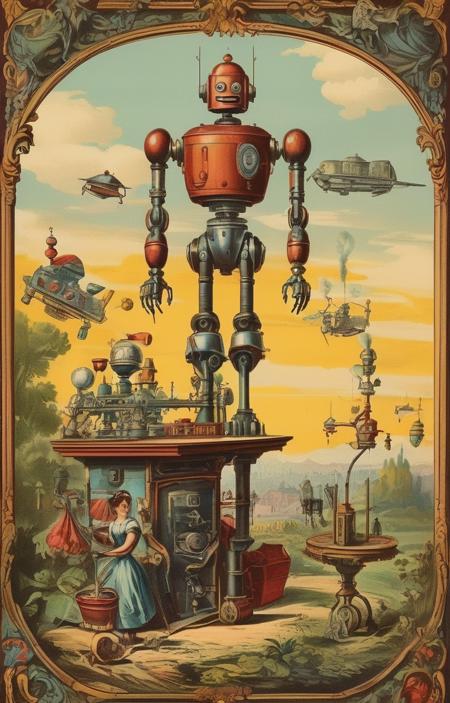 style of Chromolithography [SDXL] 261