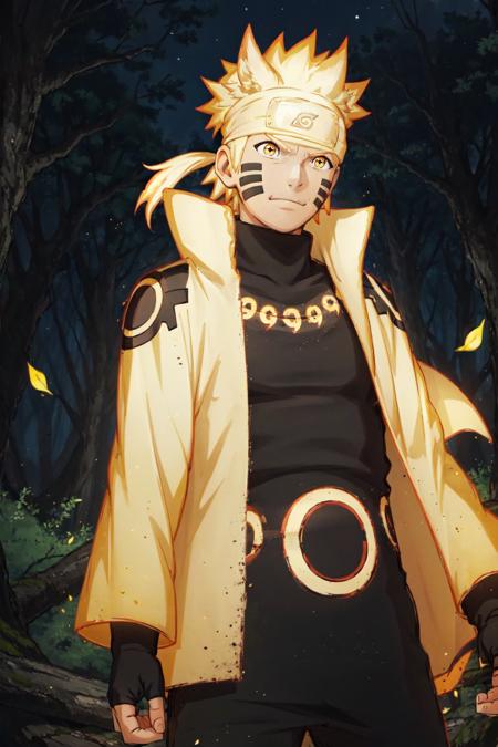 Naruto Uzumaki (Six Paths) | Character LoRA (Naruto)版本v1.0 (ID: 295329)