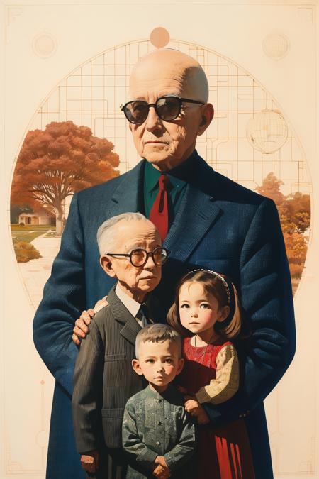 style of Buckminster Fuller 367