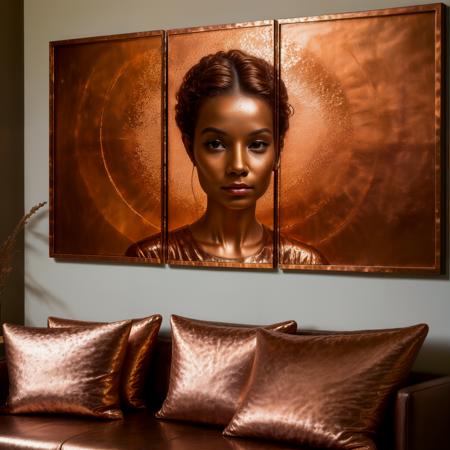 Dull Beaten Copper Style SDXL