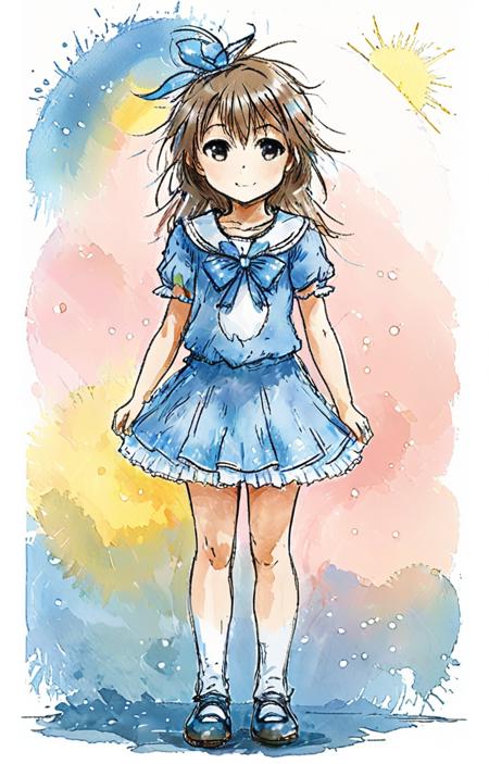 A painting style that combines blue and white colors - tangbohu [SDXL] 26