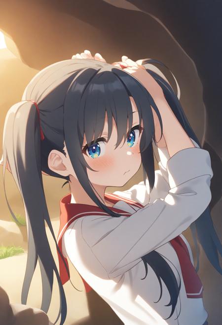 [SDXL&Pony] tying hair (twintails) / ツインテールを結う