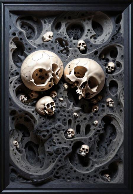 Dream Diffusion 3D Framed Wall Art - By DICE