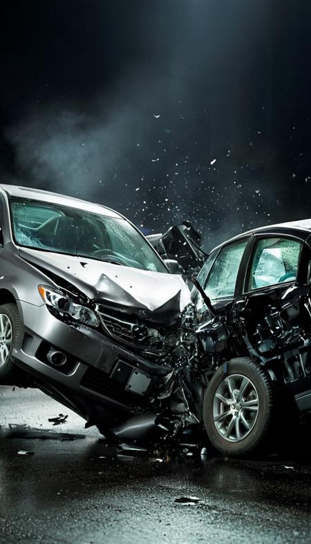 Car crash SDXL