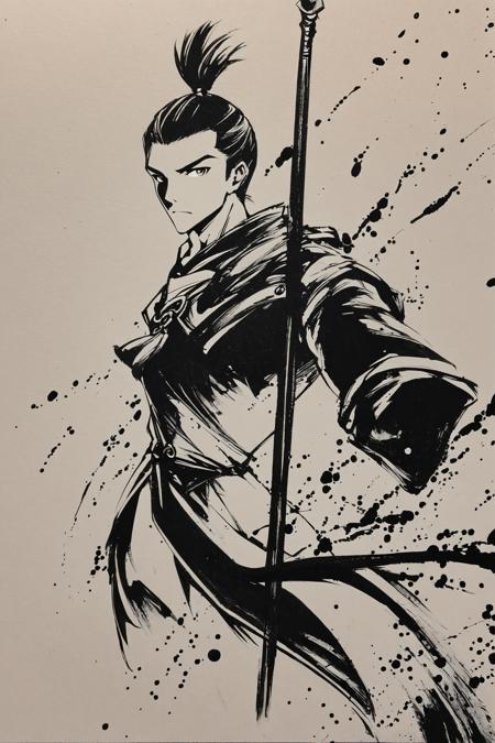 [XL] Okazu/[墨絵師] 御歌頭/[墨绘师] 御歌头  浓重水墨印象画风- Artist Style