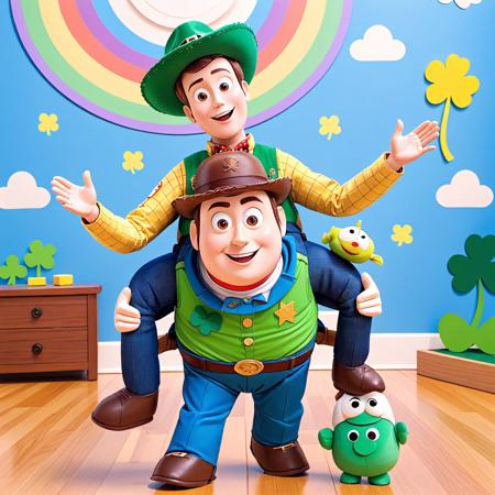 Ride a St. Patrick's Day Leprechaun Costume [SDXL]