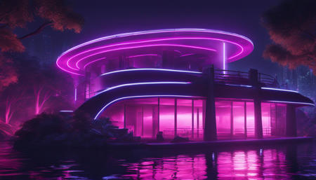 Futuristic Nature House Concept Art (VW Style)