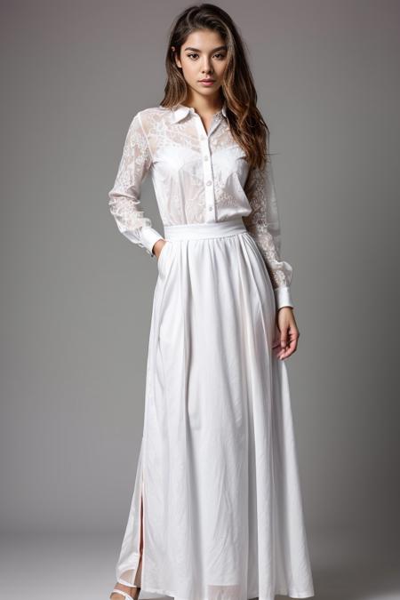Shirt and Long Skirt By Stable Yogi