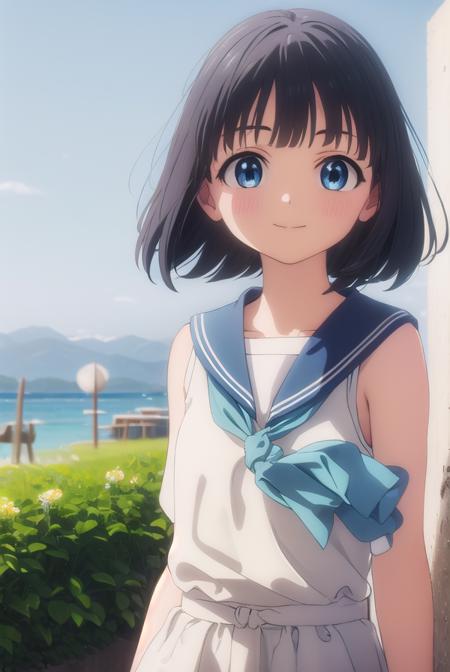 Kao Akebi (明日 花緒) - Akebi's Sailor Uniform (Akebi-chan no Sailor-fuku) (明日ちゃんのセーラー服)