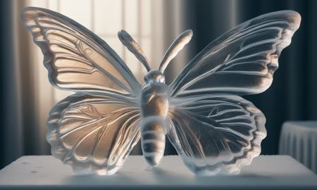 XL Realistic ice carving art style