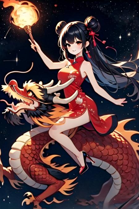 girl like dragon dance