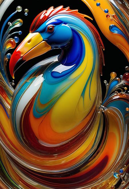 Colorful Murano Art Glass style - SDXL
