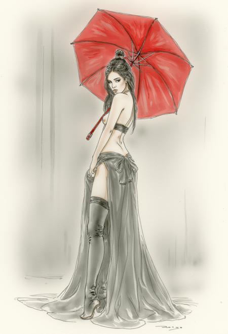 Luis Royo sketch版本V1 (ID: 966475)