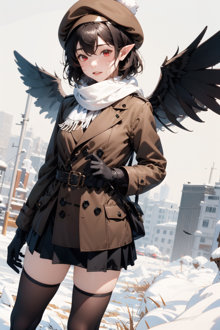 Aya Shameimaru Winter Outfit