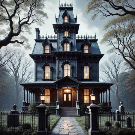 Second Empire House Architecture | Mansard roofs |Flux