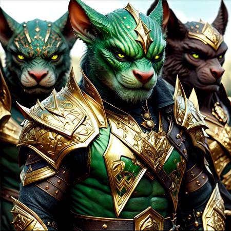 DnD Emerald and Gold Fantasy