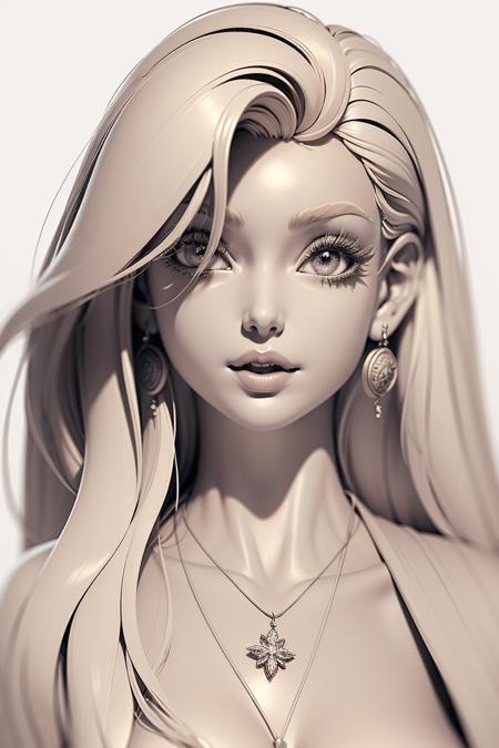 Clay Render Style/白模渲染风格